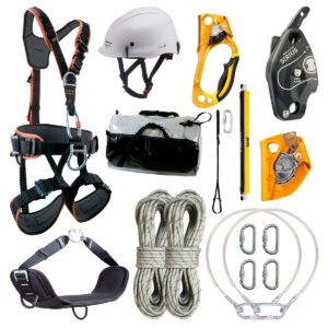 Equipo completo Trabajos Verticales con silla y 2 cuerdas de 40m